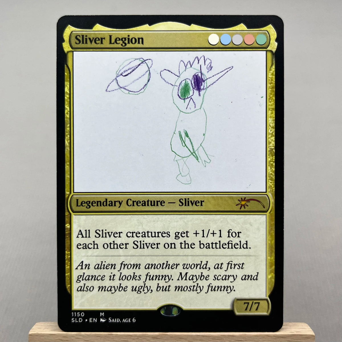 SLD HOLO2-01 TCG Cards for Home Play Proxy Lord of the Pit Ritual Mana Confluence Skullclamp Sliver Legion