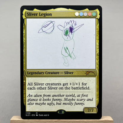 SLD HOLO2-01 TCG Cards for Home Play Proxy Lord of the Pit Ritual Mana Confluence Skullclamp Sliver Legion