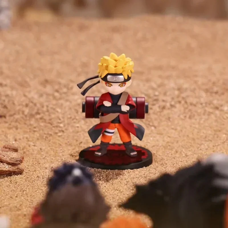 POP MART GONG Naruto Shippuden Akatsuki Arc Series Blind Box Guess Bag Original Toys Doll Cute gift Anime Figure Ornaments Gift