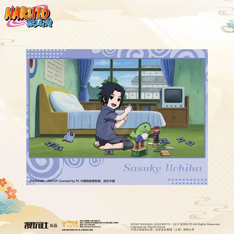 Brdwn Naruto Uchiha Sasuke Hyuga Hinata Haruno Sakura China Official Authorization Cosplay Childhood Series Photographic Paper