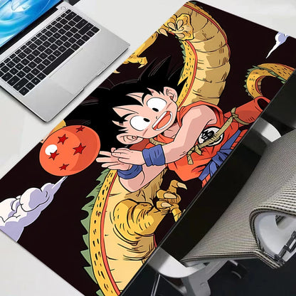 Large Gaming Keyboard Rug Laptop Japan Cool Anime Mouse Pad XXL Black DBZ Dragon Ball Z Desk Mat PC Gamer Carpet Mousepad gift