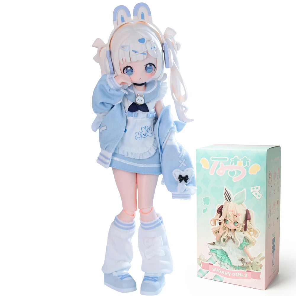 In Stock Wanmeng Sugary  1/8Mjd Blind Box Movable joints Doll Action Figure Doll Trendy Toy Ornaments Figure Cute Gift