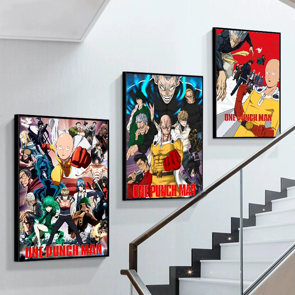 One Punch Man Saitama Wall Poster