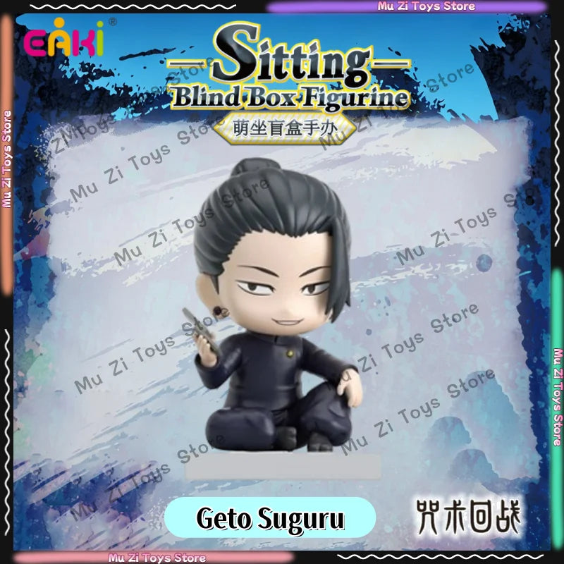 Genuine EAKI Jujutsu Kaisen Figurine Blind Box PVC Anime Action Figure Gojo Satoru Geto Suguru Fushiguro Toji Toy Gift