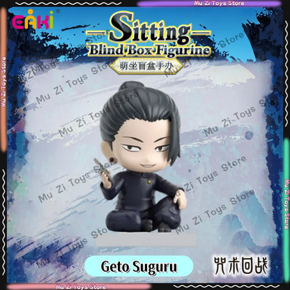 Genuine EAKI Jujutsu Kaisen Figurine Blind Box PVC Anime Action Figure Gojo Satoru Geto Suguru Fushiguro Toji Toy Gift