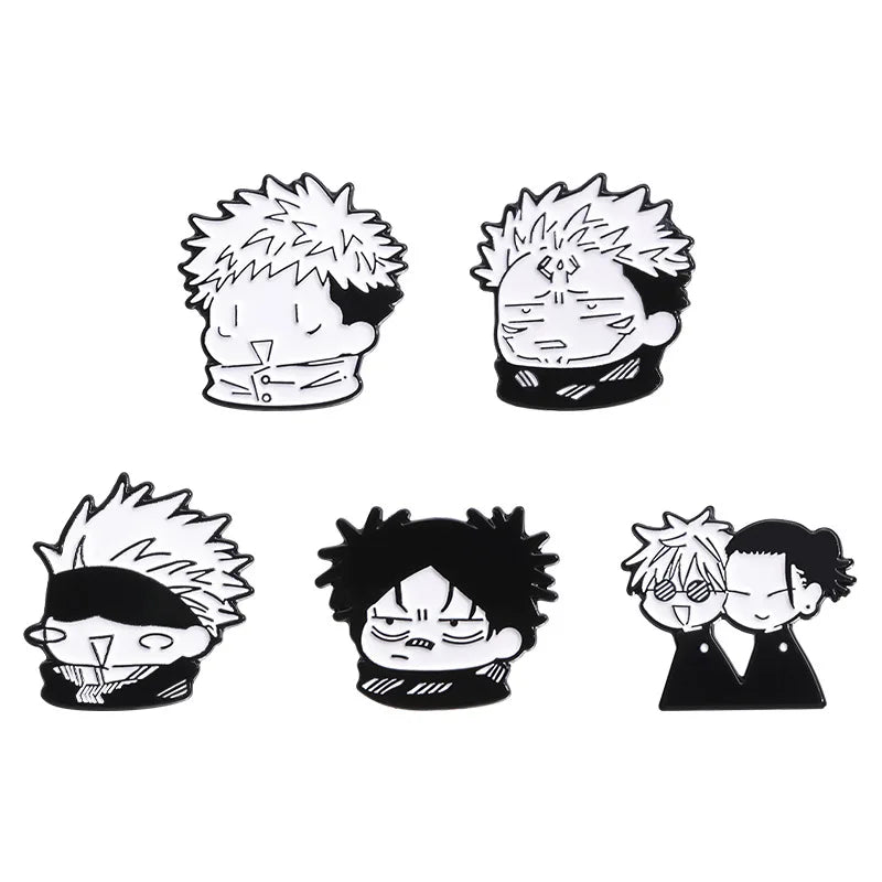 Anime Enamel Character Brooch