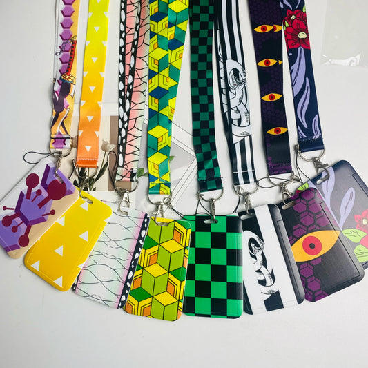Anime Card Holder Lanyard