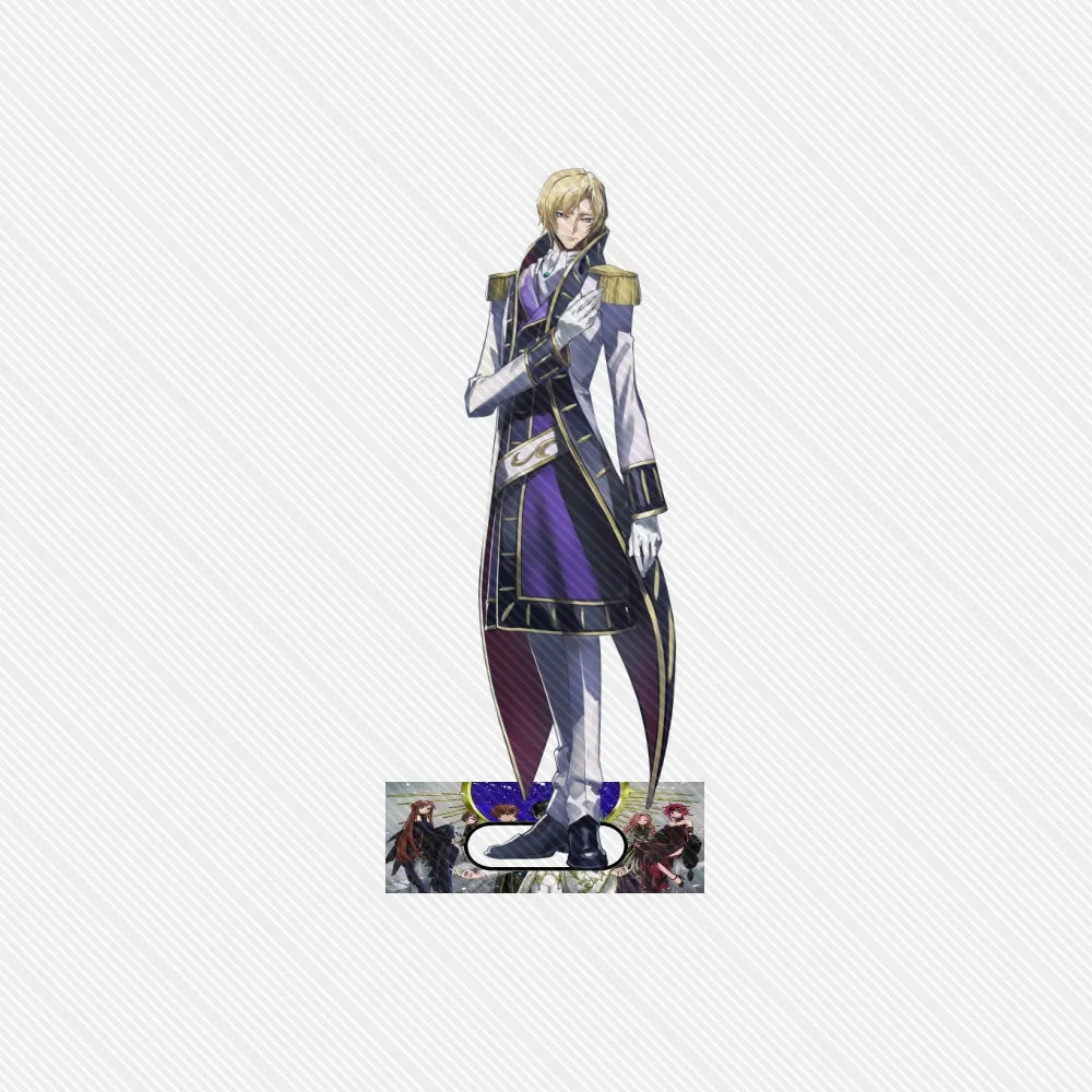 15cm Anime Lelouch Lamperouge Acrylic Keychain Characteristic Characters Ornament Accessories Goods Collection Christmas Gifts