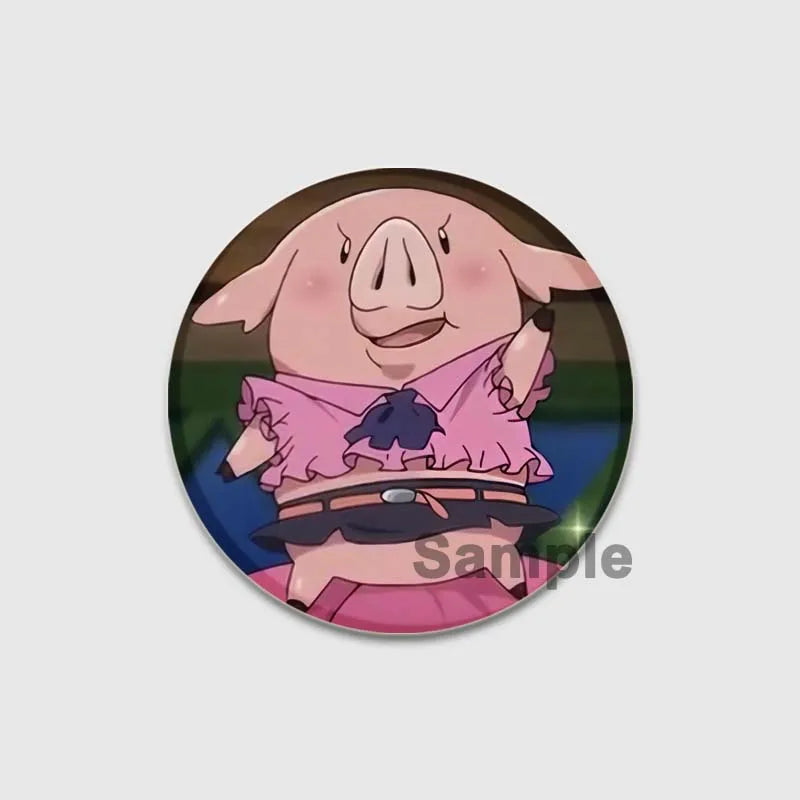 The Seven Deadly Sins Badge Brooch