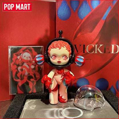 Pop Mart Skullpanda Bjd Nana Figures Baby Series Flower Blooming Figure Pink Green SP Art Toy Limited Dolls Surprise Toy Gift