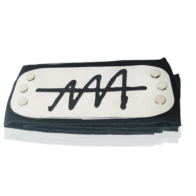 Anime Naruto Ninja akatsuri  Headband Cartoon Cosplay Accessories Props Kakashi Head Belt Forehead Protector Cosplay Gifts