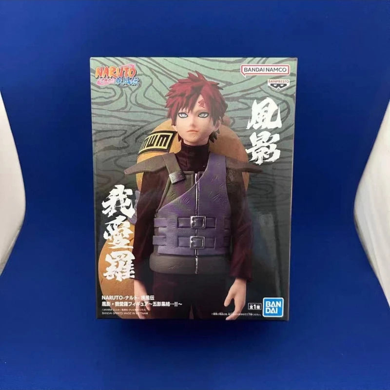 Bandai In Stock Banpresto Anime Naruto Gathering Of Five Shadows Ohnoki Gaara Terumi Mei Original Action Figure Model Toys Gift