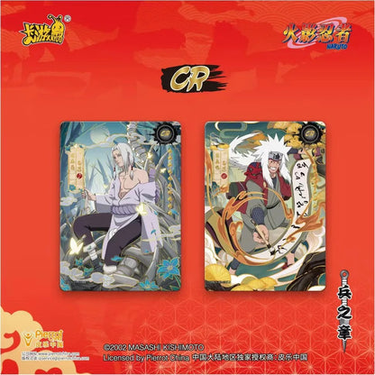 KAYOU Naruto Card Soldier Chapter 9th Generation CR Uzumaki Naruto Sasuke Collection Card Full Box Blind Box