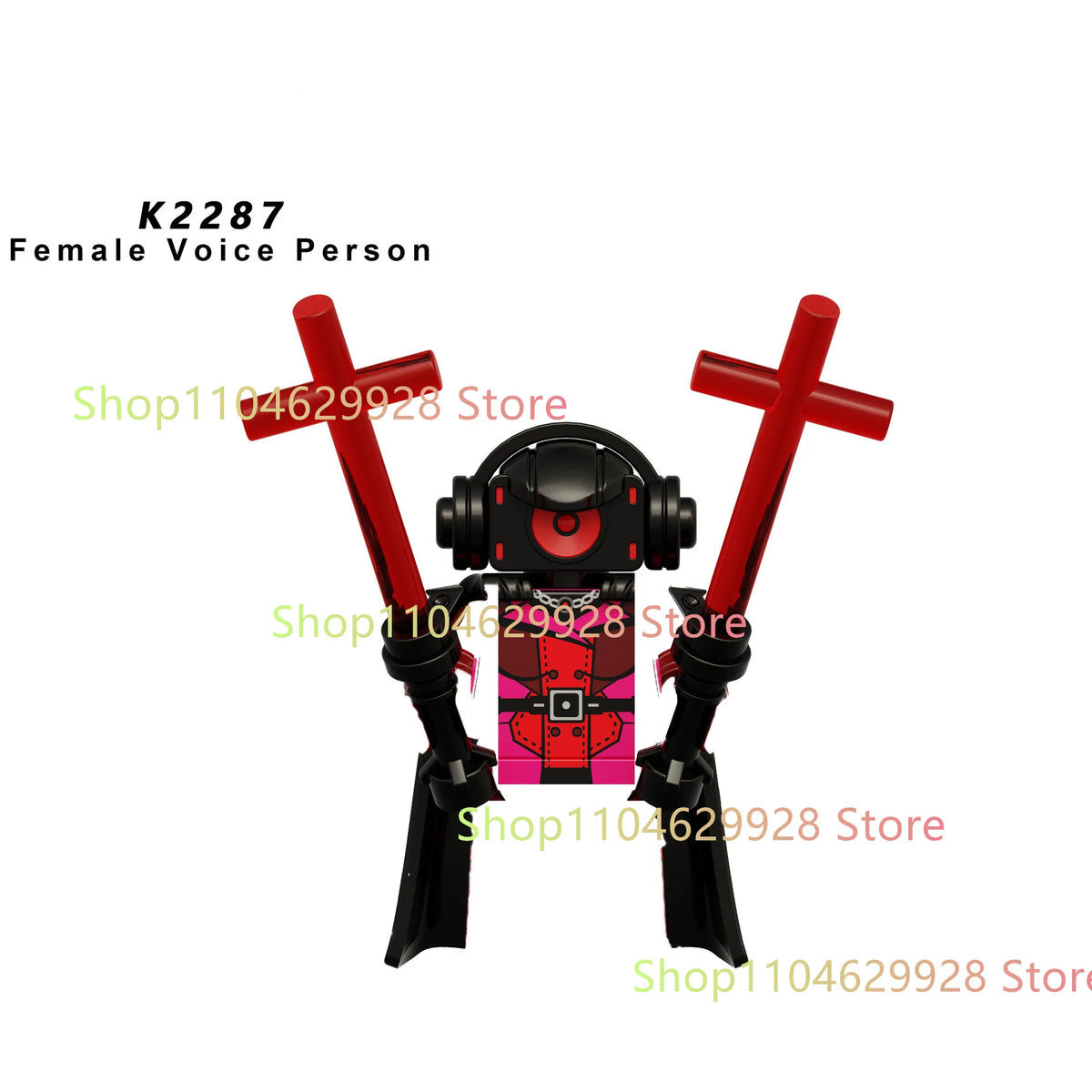 New KDL DJ Upgrade War-Damaged Skibidi Toilet Man Figures Anime Block Toys TvMan Titan Bricks Model Toy For Kid Birthday Gift