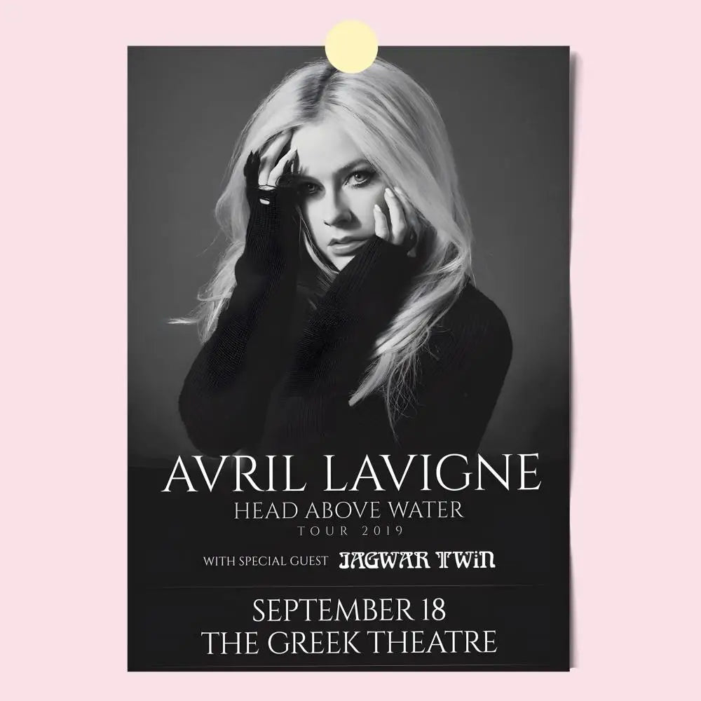 Avril Lavigne Waterproof Poster