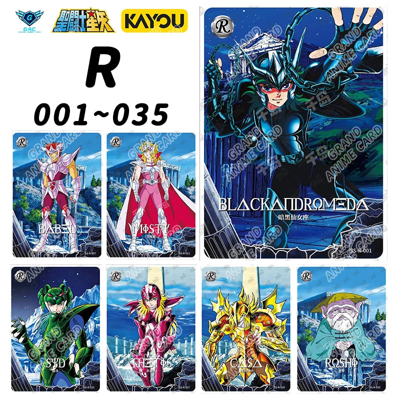 Kayou Saint Seiya Card Full Series Rare BP MR QR UR PR AR SSR SR R UTR Card Anime Collection Card Game Children's Toy Gift