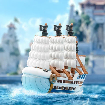 POPMART ONE PIECE THE GRAND LINE SERIES VEHICLES Blind Box Guess Bag Toys Doll Cute Anime Figure Desktop Ornaments Collection