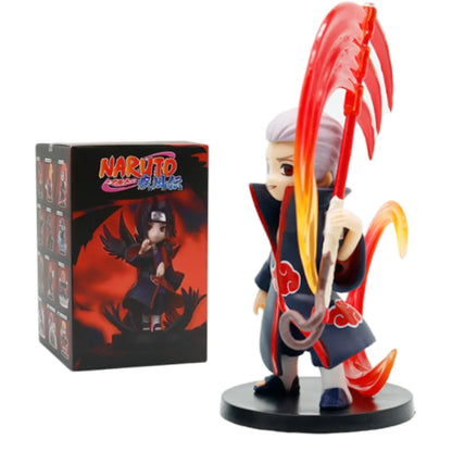1-12pcs Naruto Blind Box Figure Toys Shippuden Akatsuki Arc Series Trendy Mystery Box PVC Model Surprise Christmas Toys Gift