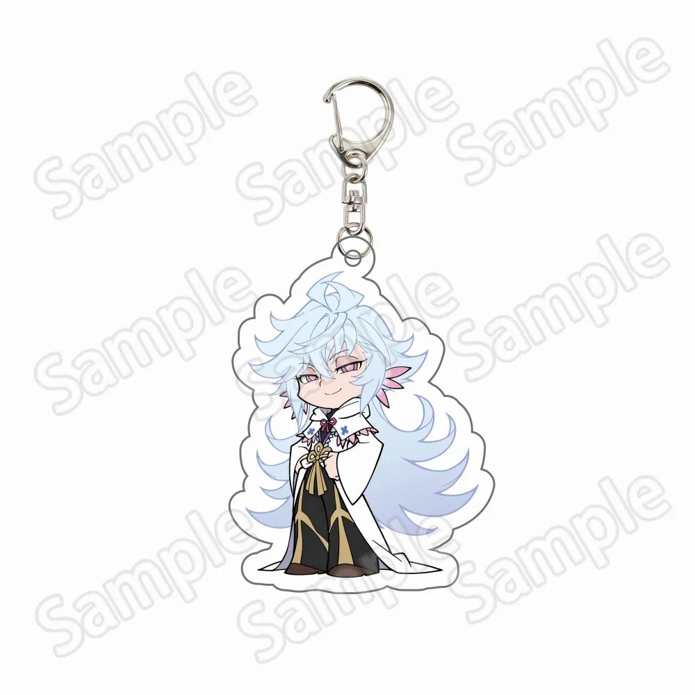 Anime Game Fate Grand Order FGO Saber Gilgamesh Mash Merlin Enkidu Ishtar Jeanne Ereshkigal Acrylic Keychain Keyring Pendant