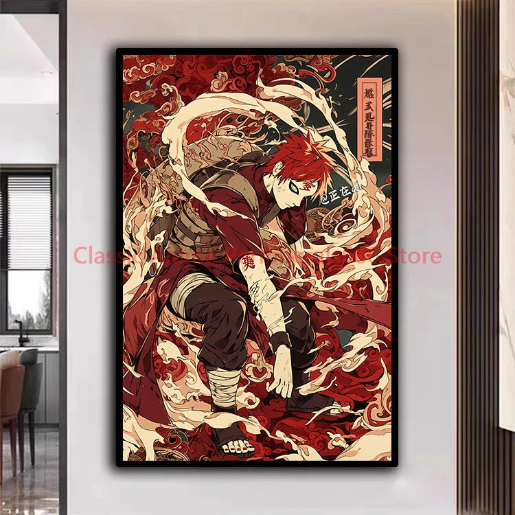 Naruto Akatsuki Ukiyo-E Poster