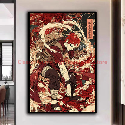 Naruto Akatsuki Ukiyo-E Poster
