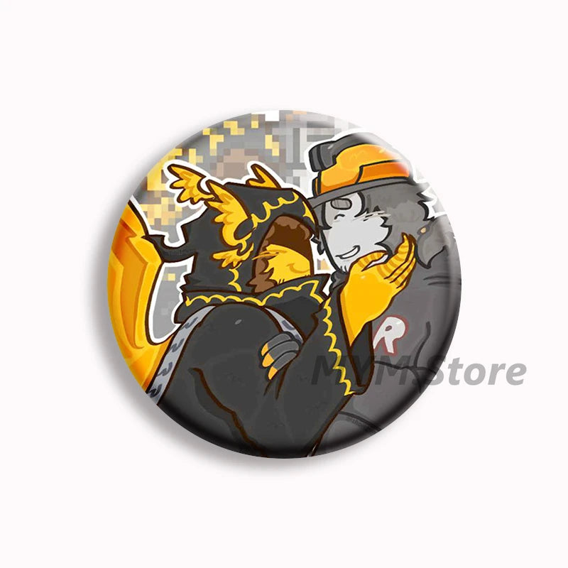Forsaken Telamon Button Pin