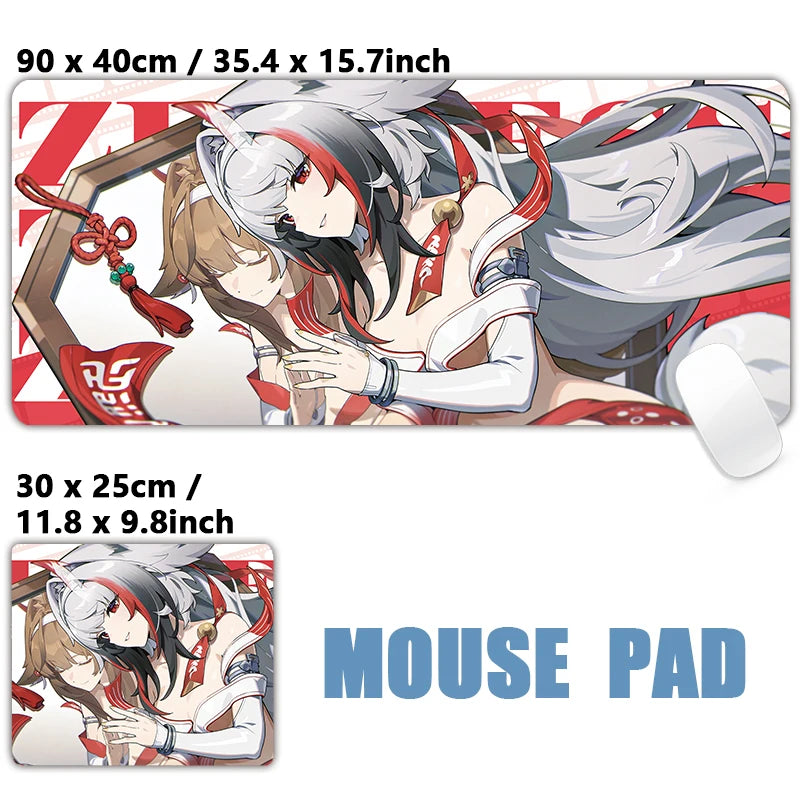 ZZZ Gaming Hoshimi Miyabi Ye Shunguang Remielle Sigrid Mouse Pad