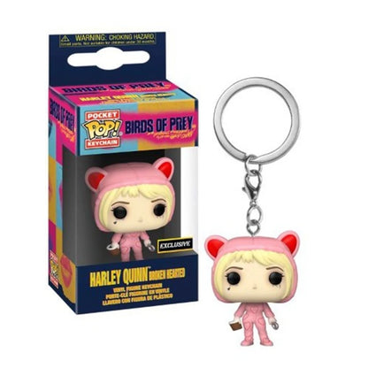 FUNKO POP Movies Suicide Squad The Joker Harley Quinn King Shark Keychain Toy Action Figure Collection Toys for Kids with Box