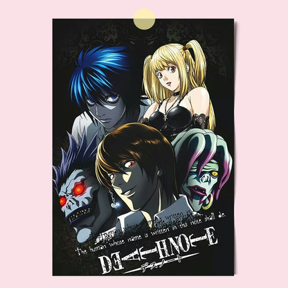 Death Note Light Yagami Canvas Poster