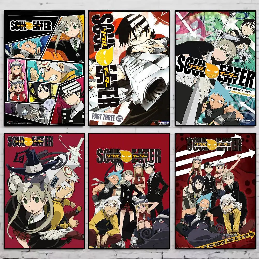 Anime Soul Eater Poster Gallery Prints Self Adhesive Home Decor
