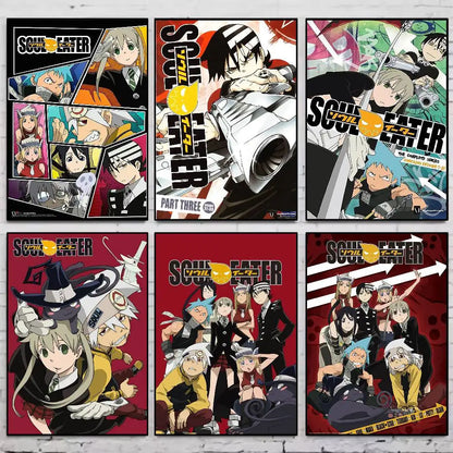 Anime Soul Eater Poster Gallery Prints Self Adhesive Home Decor