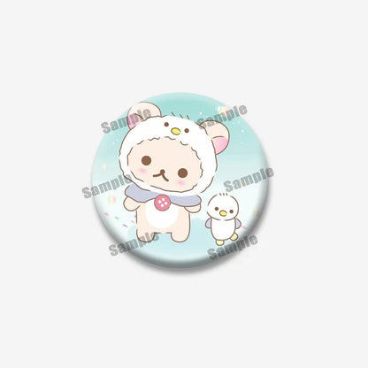 Rilakkuma Bear Badge Pin