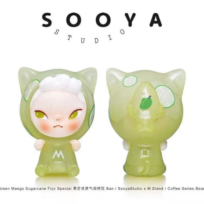 Genuine Sooya Mstand Coffee Beans Series Mini Figure Blind Box Ornament Collection Cute Toys Gift