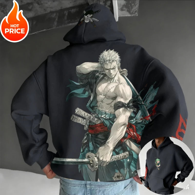 One Piece Zoro Oversized Hoodie