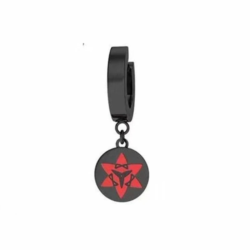 New NARUTO Uzumaki Naruto Animation Peripheral Cartoon Joker Earrings Gift Creative Secondary cosplay Niche Ear Buckle Wholesale