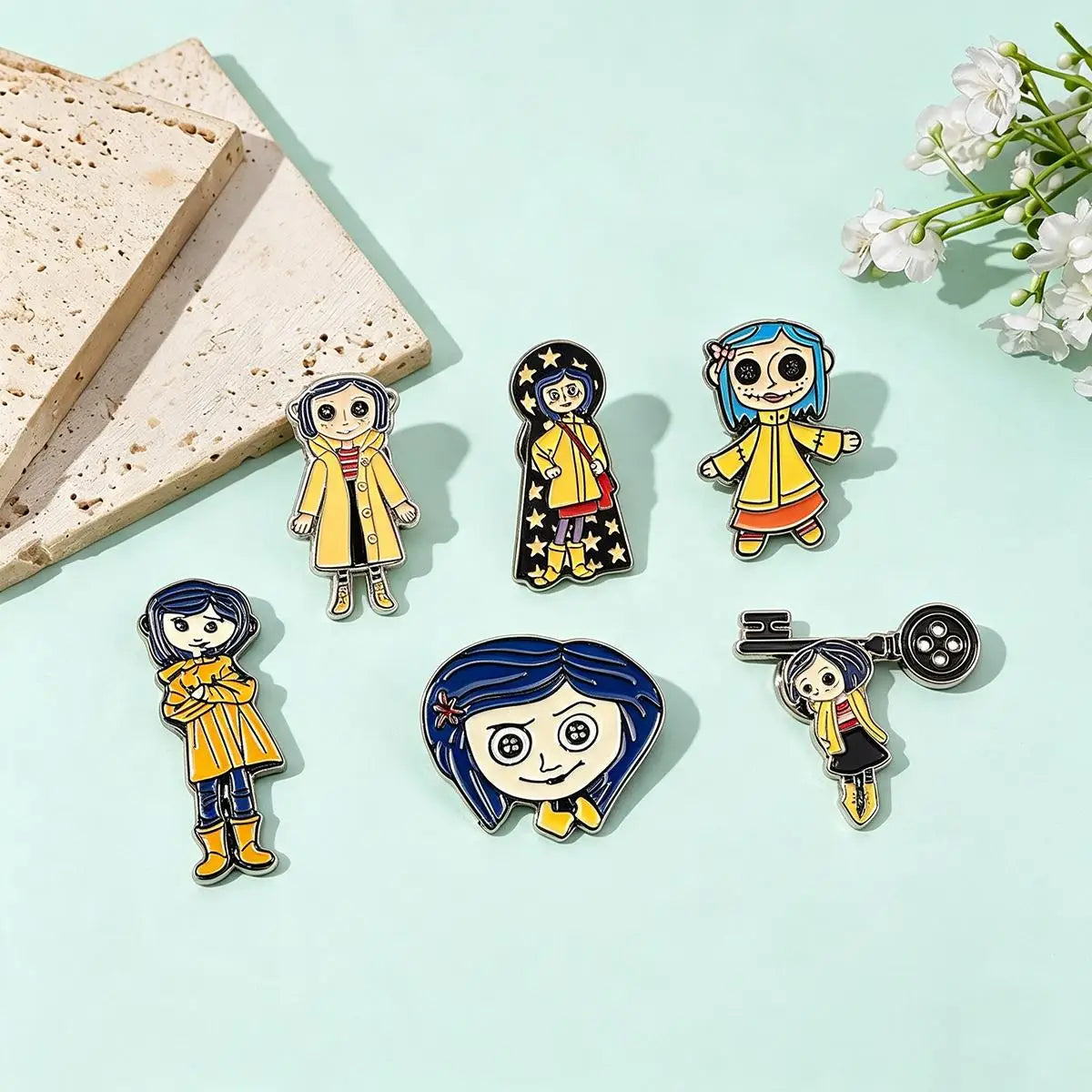 Horror Movie Ghost Mom Brooch