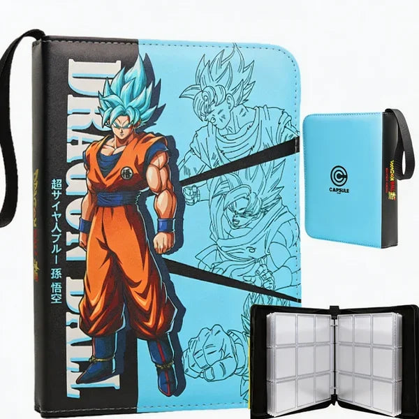 400pcs/900pcs Anime Dragon Ball Vegeta Folder Binder card Holder Game Cards Album Book Collection Cards Storage bag Kids Gifts