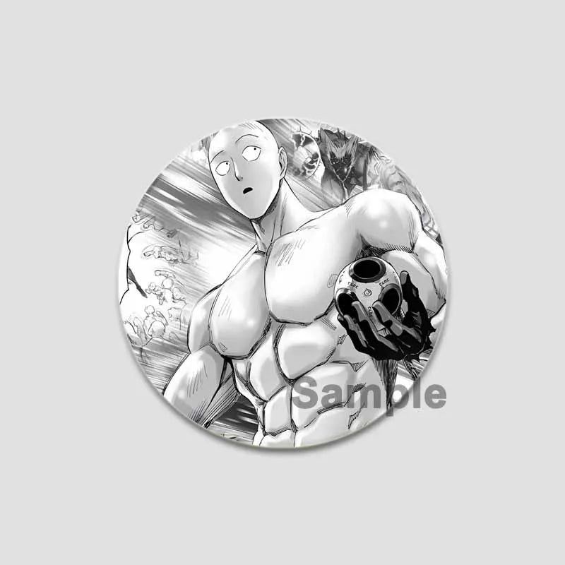 One Punch Man Saitama Button Pins