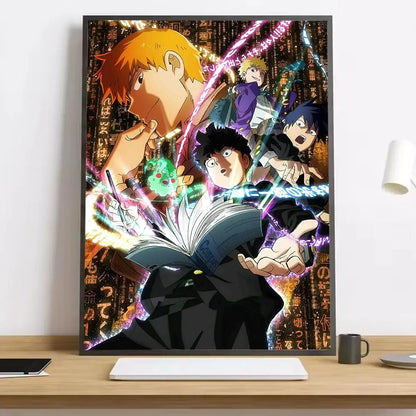 Mob Psycho 100 Reigen Canvas Poster