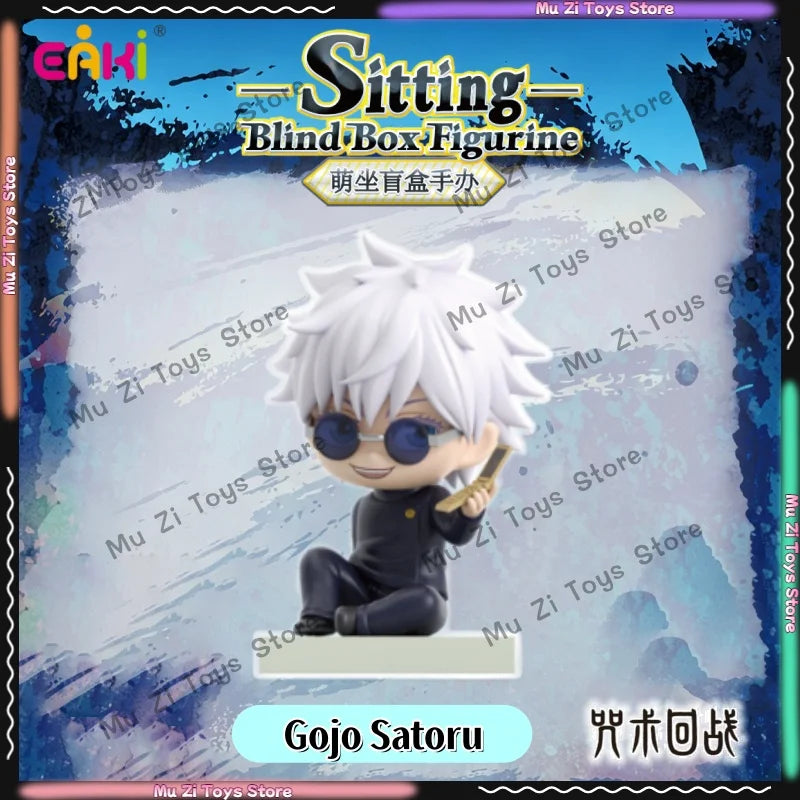 Genuine EAKI Jujutsu Kaisen Figurine Blind Box PVC Anime Action Figure Gojo Satoru Geto Suguru Fushiguro Toji Toy Gift