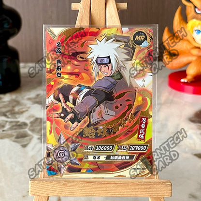 KAYOU Naruto MR Card 38-72 Series Single Card Naruto Uzumaki Naruto Hyuga Hinata Collection Anime Card Kids Toy Gift