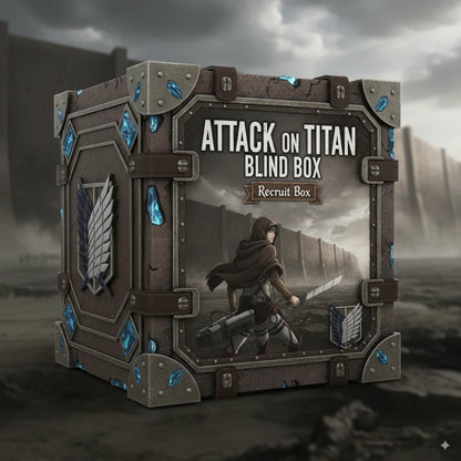 Attack on Titan Mystery Box Shingeki no Kyojin Anime Figures Set Eren Mikasa Levi Action Figure Collectible Desktop Decor Gift