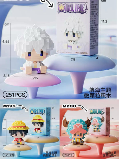 One Piece Luffy Building Blocks