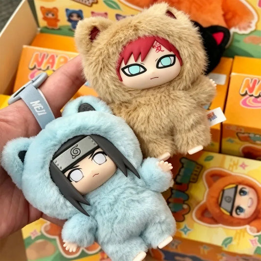 In Stock Genuine EAKI Naruto Shippuden KittenLand Vinyl Series Third Blind Box Plush Figurine Model Toys Collection Present