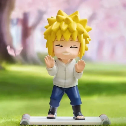 POP MART Naruto Shippuden Childhood Series Mystery Box Genuine Blind Box Guess Toys Bag Ornament Figurines Home Decor Desktop