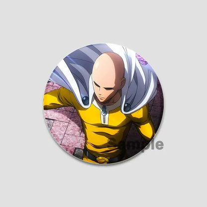 One Punch Man Saitama Button Pins