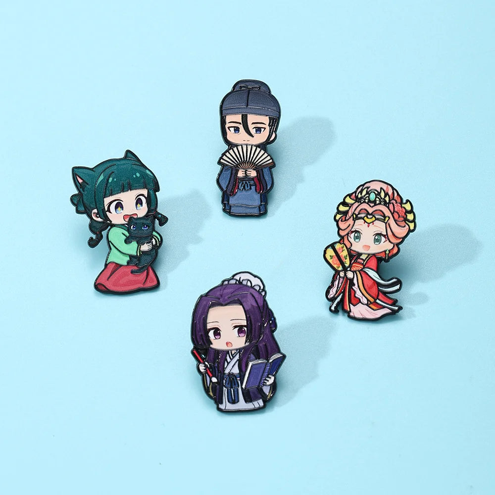 The Apothecary Diaries Maomao Jinshi Enamel Pins