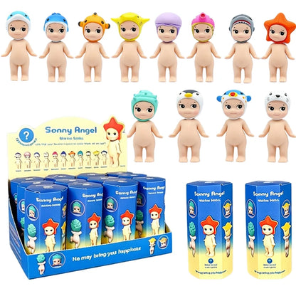New Cute Angel Animal Blind Box Marine Animal Series Anime Figures Cute Animal Ver.1 Ver.2 Ver.3 Ver.4 Ornaments Dolls Gift