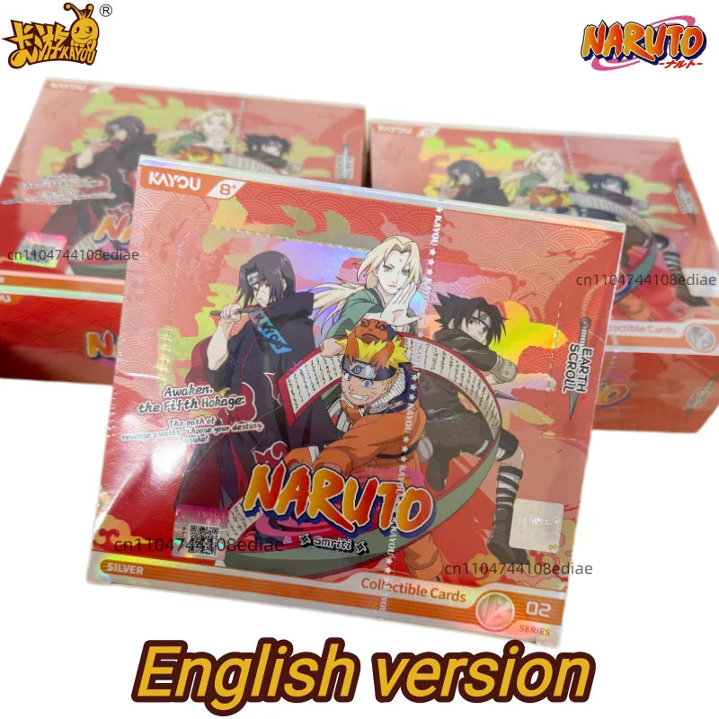 KAYOU Official Naruto English Edition Card Soldier Chapter 9 Uchiha Sasuke Uchiha Itachi Anime Cartoon Game Collectibles Gifts