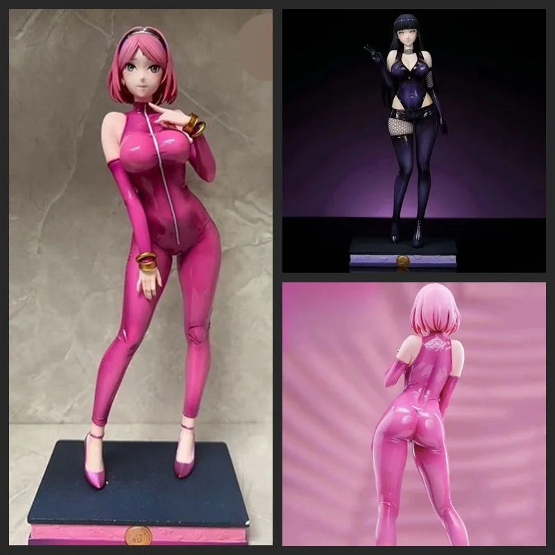 Naruto LShadow-puppet Hinata Anime Figures Can Be Favorite Move PVC Favorite 11.02Inch/28cm Beast Battle Toys Gifts